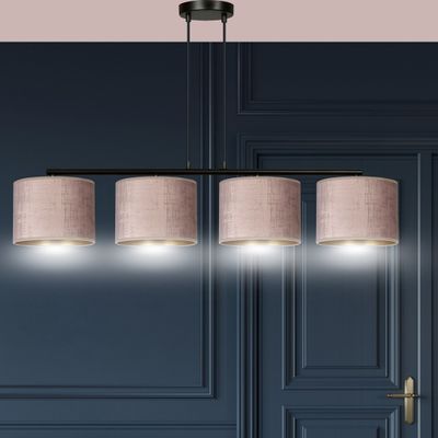 Emibig Lighting Taklampa HILDE 4 BL ROSA