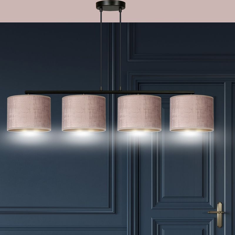 Emibig Lighting Taklampa HILDE 4 BL ROSA