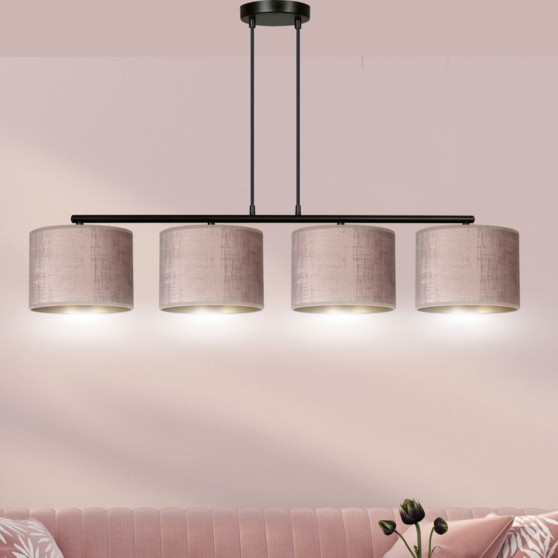 Emibig Lighting Taklampa HILDE 4 BL ROSA