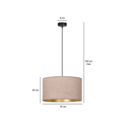Emibig Lighting Taklampa HILDE 1 BL ROSA