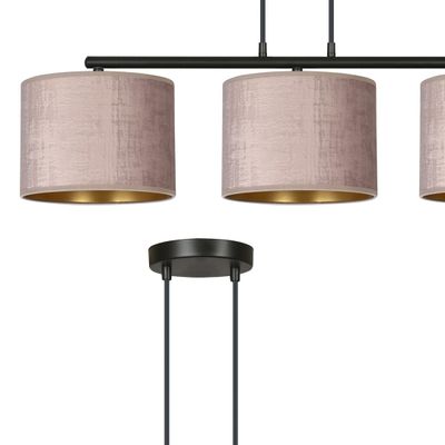 Emibig Lighting Taklampa HILDE 3 BL ROSA