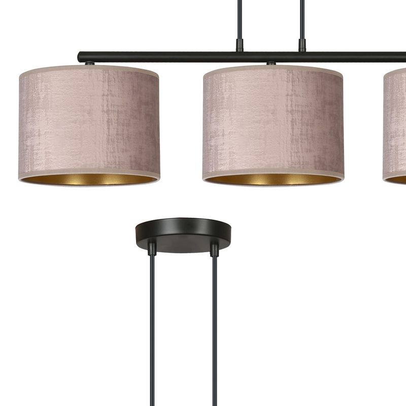 Emibig Lighting Taklampa HILDE 3 BL ROSA