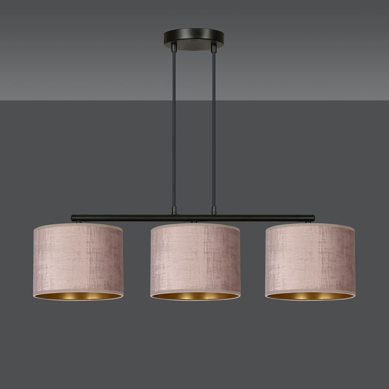 Emibig Lighting Taklampa HILDE 3 BL ROSA