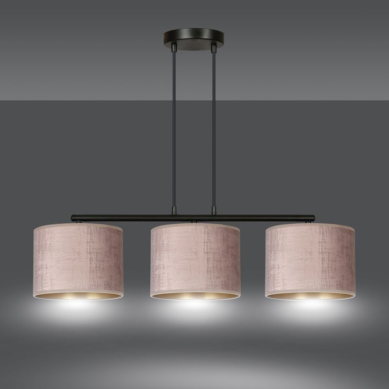Emibig Lighting Taklampa HILDE 3 BL ROSA