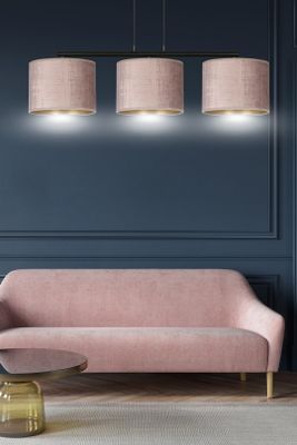 Emibig Lighting Taklampa HILDE 3 BL ROSA
