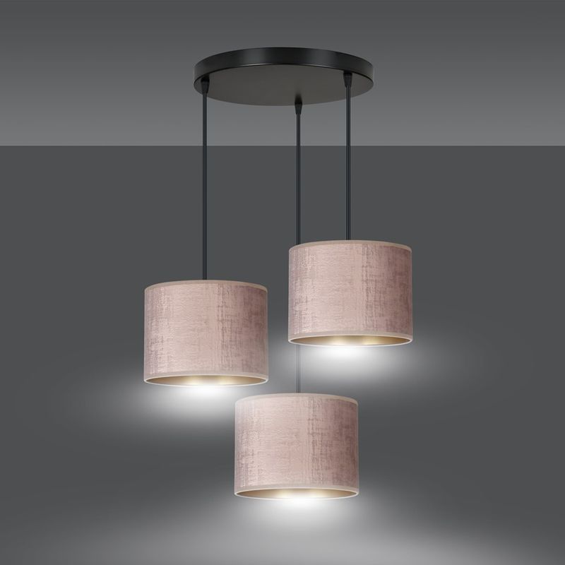 Emibig Lighting Taklampa HILDE 3 BL PREMIUM ROS