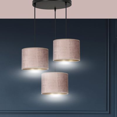 Emibig Lighting Taklampa HILDE 3 BL PREMIUM ROS