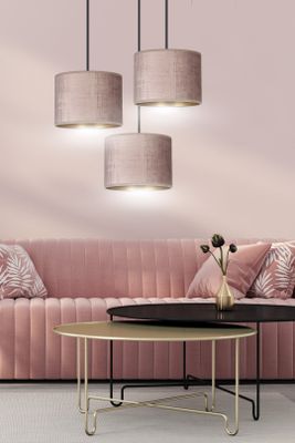 Emibig Lighting Taklampa HILDE 3 BL PREMIUM ROS