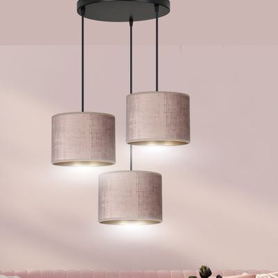 Emibig Lighting Taklampa HILDE 3 BL PREMIUM ROS
