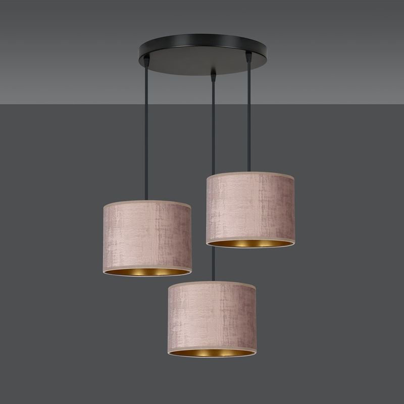 Emibig Lighting Taklampa HILDE 3 BL PREMIUM ROS