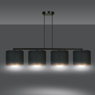 Emibig Lighting Taklampa HILDE 4 BL SVART