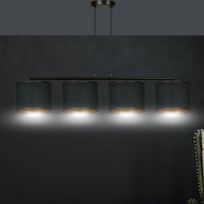 Emibig Lighting Taklampa HILDE 4 BL SVART