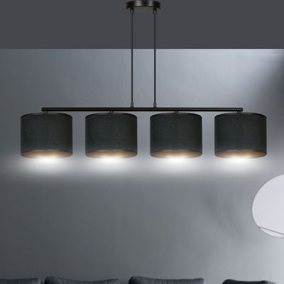 Emibig Lighting Taklampa HILDE 4 BL SVART