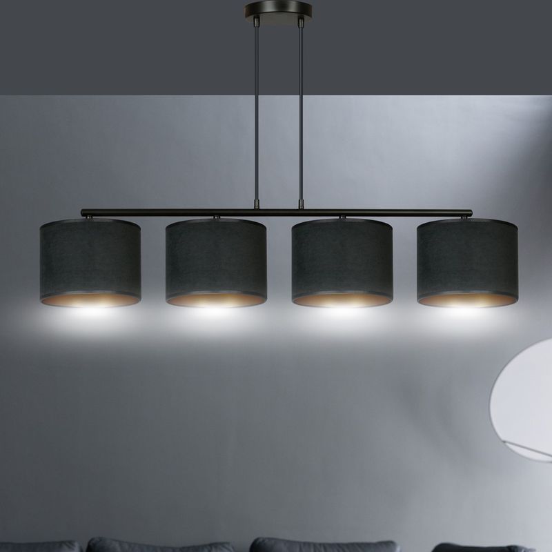 Emibig Lighting Taklampa HILDE 4 BL SVART