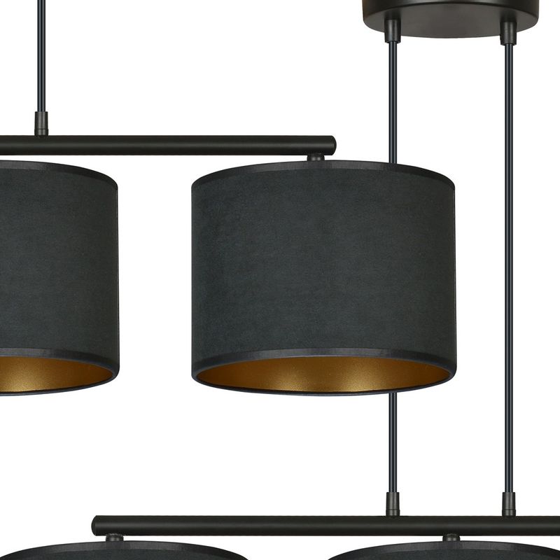 Emibig Lighting Taklampa HILDE 3 BL SVART