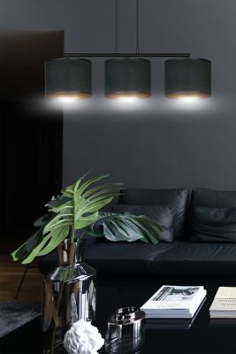 Emibig Lighting Taklampa HILDE 3 BL SVART
