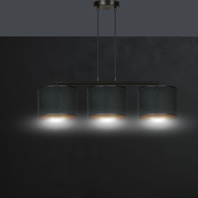 Emibig Lighting Taklampa HILDE 3 BL SVART