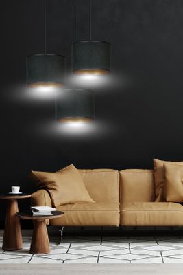 Emibig Lighting Taklampa HILDE 3 BL PREMIUM SVART