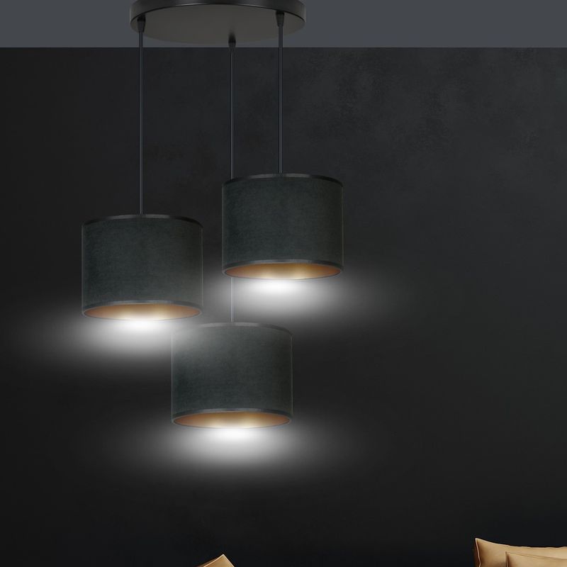 Emibig Lighting Taklampa HILDE 3 BL PREMIUM SVART