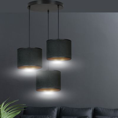 Emibig Lighting Taklampa HILDE 3 BL PREMIUM SVART