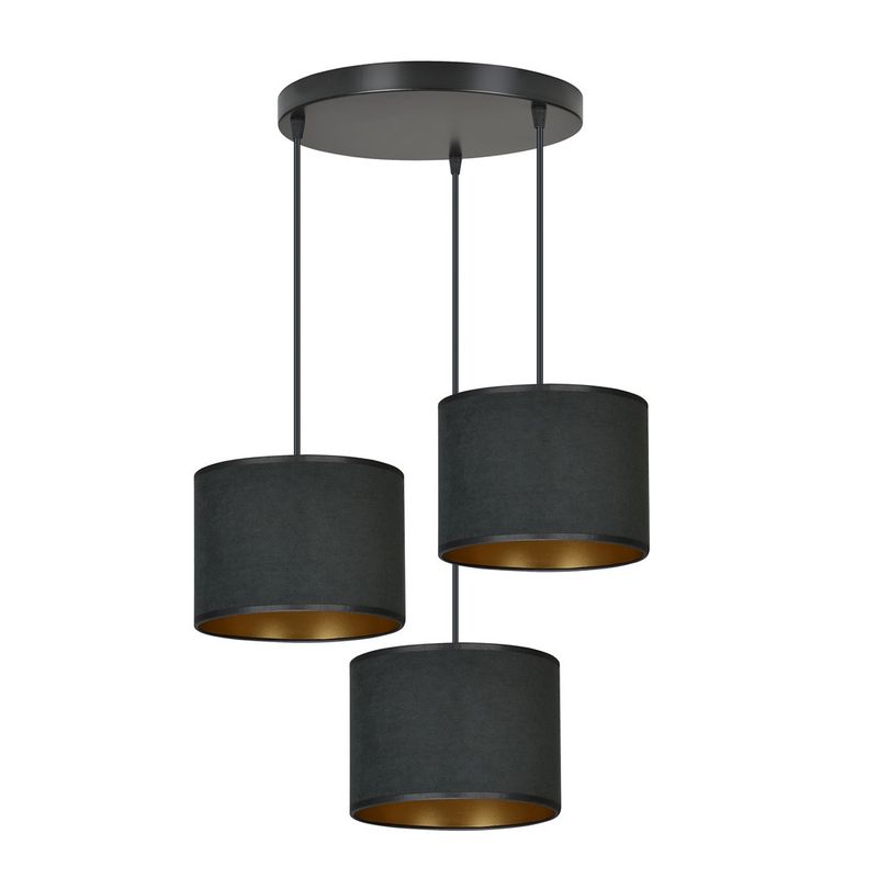 Emibig Lighting Taklampa HILDE 3 BL PREMIUM SVART