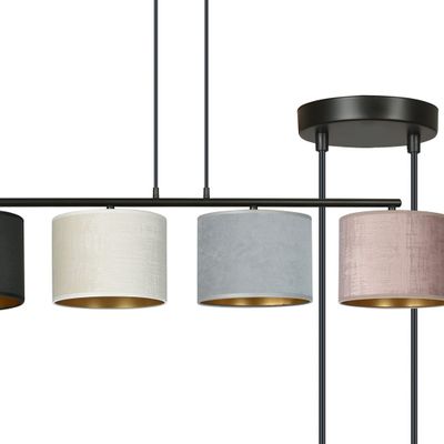 Emibig Lighting Taklampa HILDE 4 BL MIX