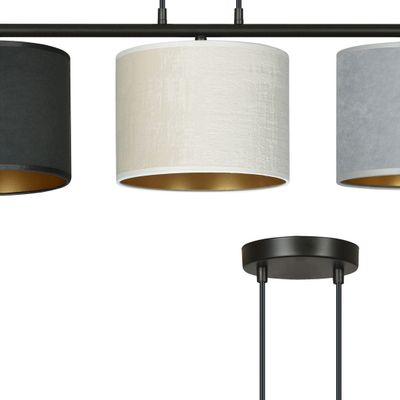 Emibig Lighting Taklampa HILDE 3 BL MIX