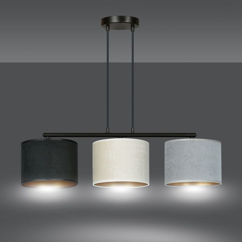 Emibig Lighting Taklampa HILDE 3 BL MIX