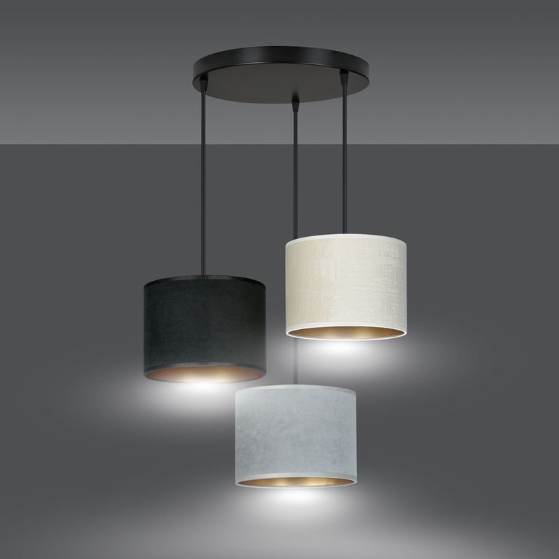 Emibig Lighting Taklampa HILDE 3 BL PREMIUM MIX