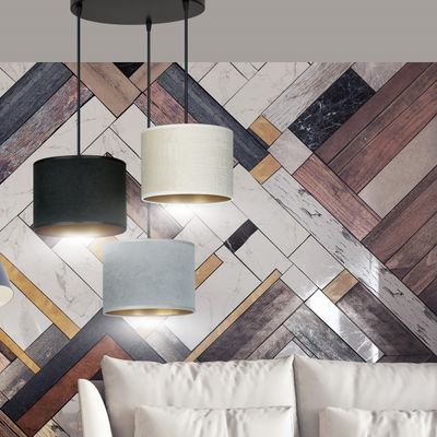 Emibig Lighting Taklampa HILDE 3 BL PREMIUM MIX