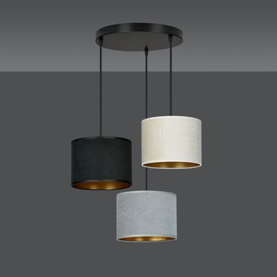 Emibig Lighting Taklampa HILDE 3 BL PREMIUM MIX