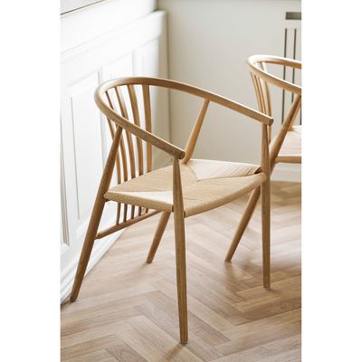 House Nordic Agustin Matstol - Naturrottingsits, ek, natur