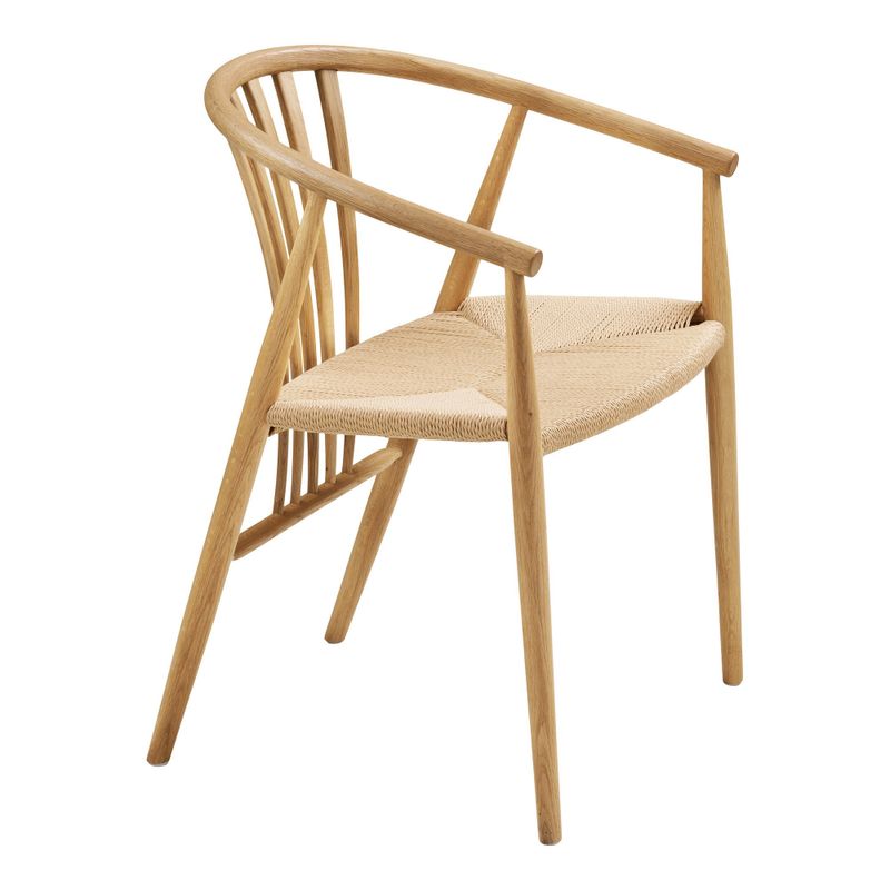 House Nordic Agustin Matstol - Naturrottingsits, ek, natur