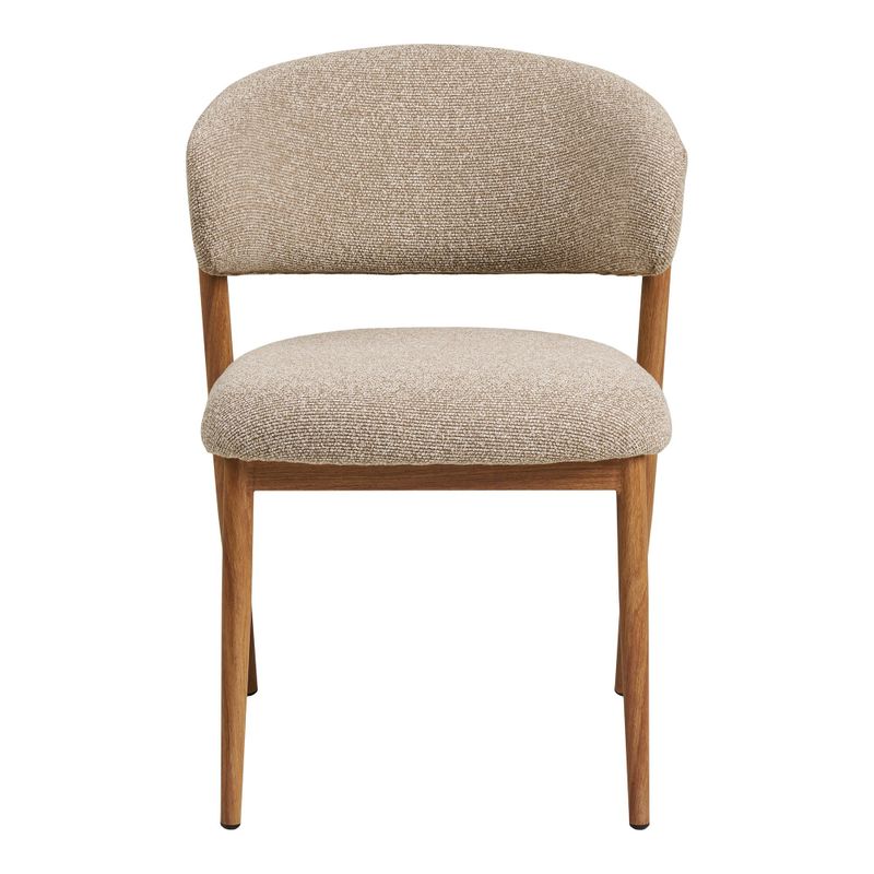 House Nordic Cavi matstol sand/natur 2-pack