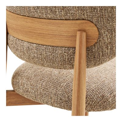 House Nordic Isola Matstol - Mörkbrun, träliknande ben, natur 2-pack