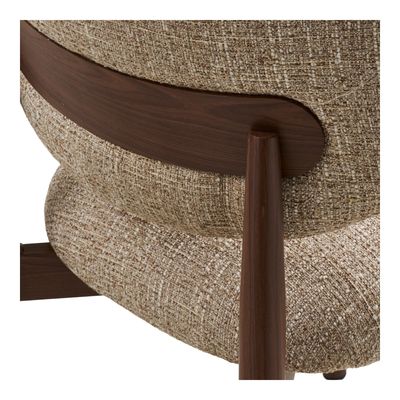 House Nordic Isola Matstol - Ljusbrun, träliknande ben, mörkbrun 2-pack