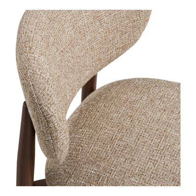House Nordic Isola Matstol - Ljusbrun, träliknande ben, mörkbrun 2-pack