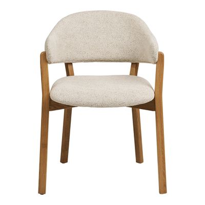 House Nordic Dunkirk matstol med armstöd, Beige