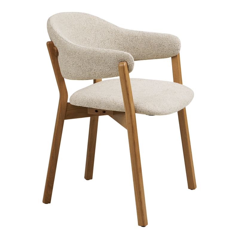House Nordic Dunkirk matstol med armstöd, Beige
