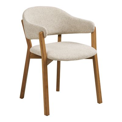 House Nordic Dunkirk matstol med armstöd, Beige