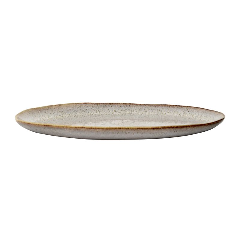 Bloomingville Sandrine Tallrik, Natur, Stengods - 4-pack