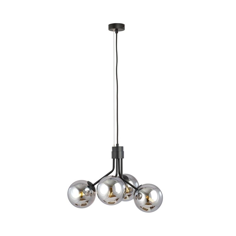 Emibig Lighting Taklampa NOVA 4 SVART/GRAFIT