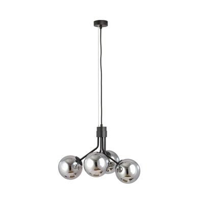 Emibig Lighting Taklampa NOVA 4 SVART/GRAFIT