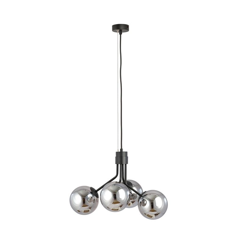 Emibig Lighting Taklampa NOVA 4 SVART/GRAFIT