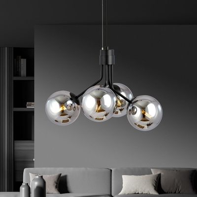 Emibig Lighting Taklampa NOVA 4 SVART/GRAFIT