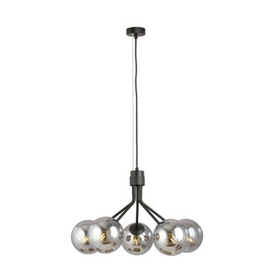Emibig Lighting Taklampa NOVA 5 SVART/GRAFIT