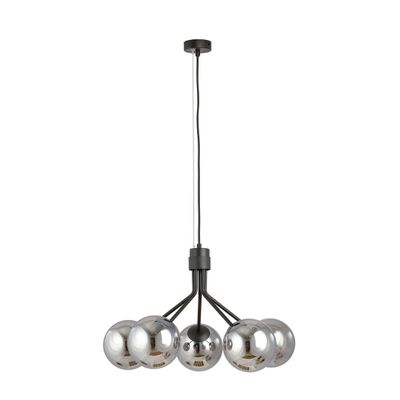 Emibig Lighting Taklampa NOVA 5 SVART/GRAFIT