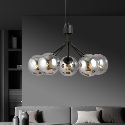 Emibig Lighting Taklampa NOVA 5 SVART/GRAFIT