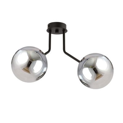 Emibig Lighting Taklampa NOVA 2 SVART/GRAFIT