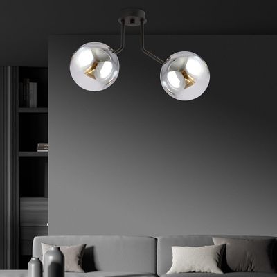 Emibig Lighting Taklampa NOVA 2 SVART/GRAFIT